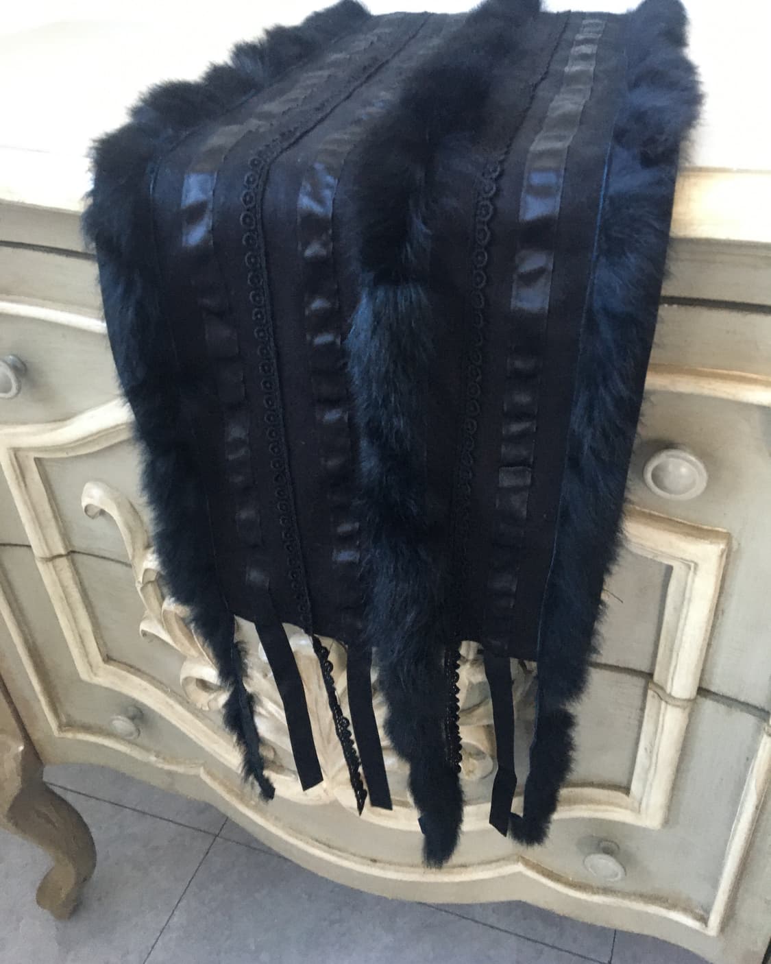  fur trimming muffler 상품이미지3