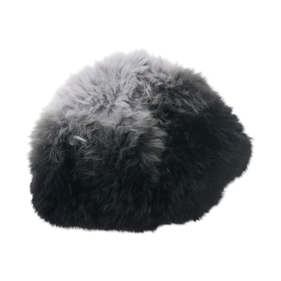 CA4LA 카시라 그라데이션 리얼 래빗 퍼 니트 버킷햇 상품이미지1