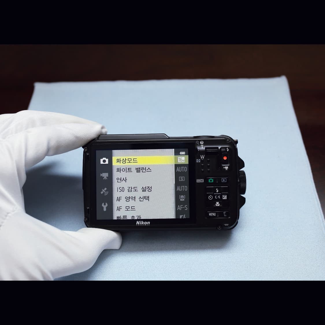 레어<준민트급><한글>니콘 쿨픽스 aw110(aw100) 빈티지 디카 상품이미지9