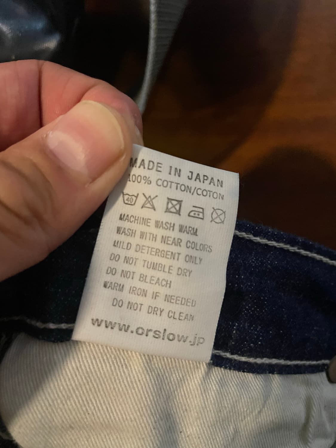 Orslow made in japan 카펜터 데님 상품이미지5