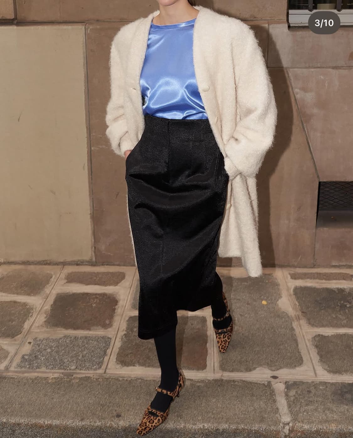 드래곤블루스 텍스처드 노카라 니트코트 상품이미지8