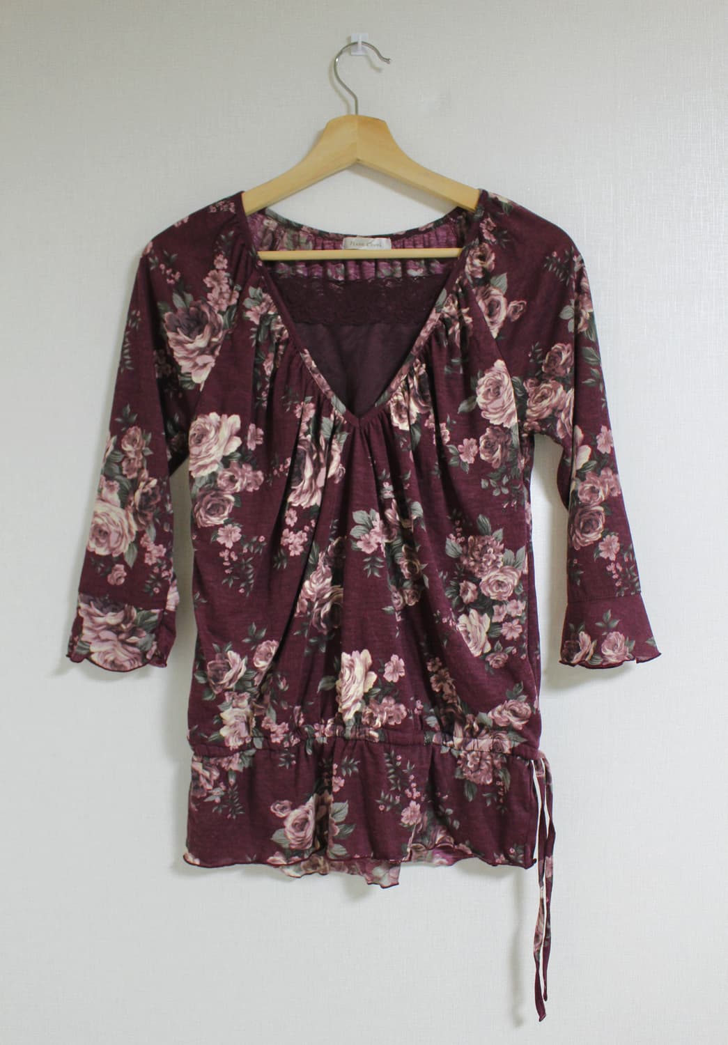 rosa cheri 로사체리 꽃무늬 플라워 레이스 블라우스 상품이미지1