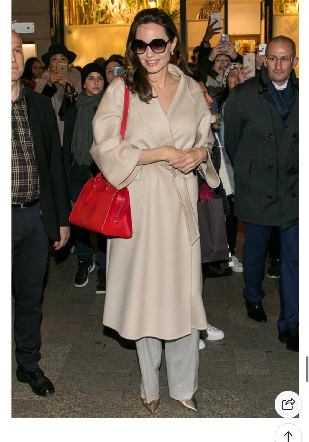 라브로 스타일 캐시미어 100% 롱코트 오트밀 S 상품이미지7