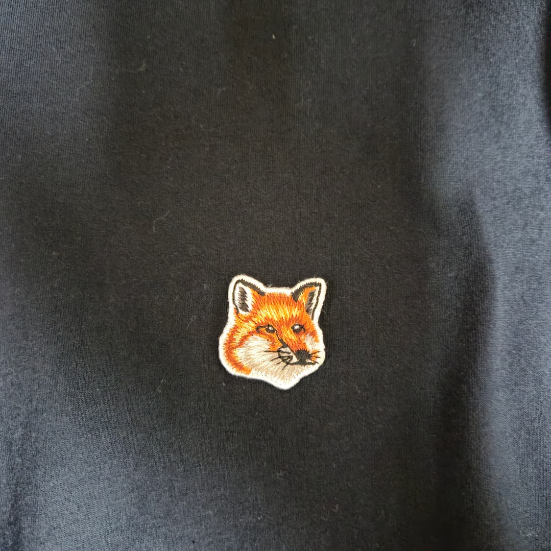 메종키츠네 폭스헤드 블랙 롱슬리브 L 상품이미지2