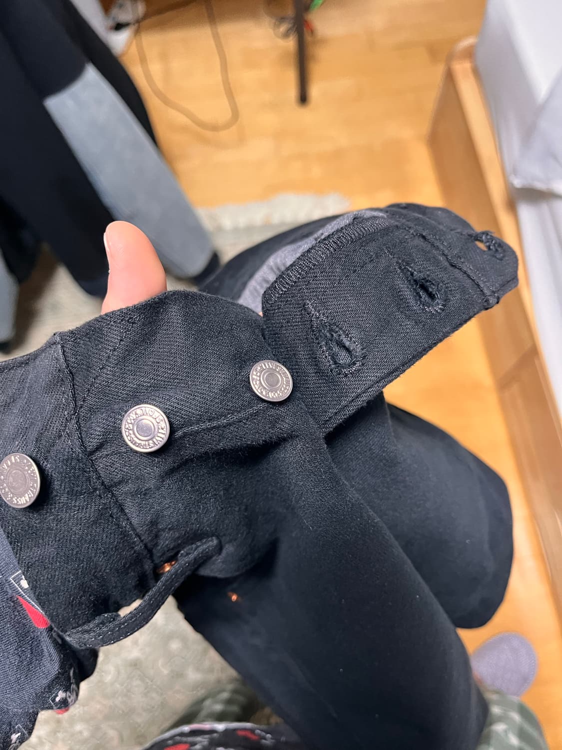 리바이스 501 블랙진 상품이미지6