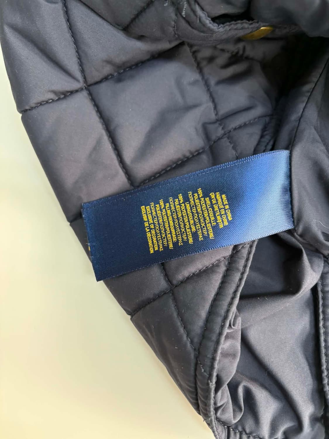 [L] 폴로 랄프로렌 네이비 퀄팅 자켓 상품이미지6