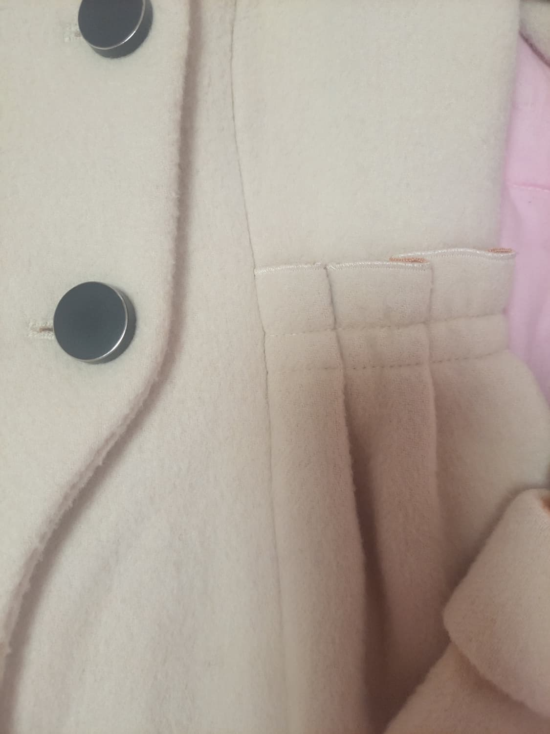 급처상태좋음!올리브데올리브 허리셔링 구찌느낌 코트자켓 레니본,오즈세컨st 상품이미지3