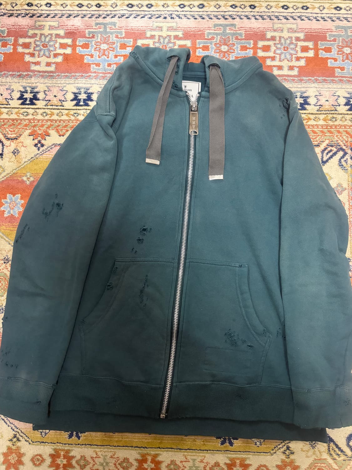 미하라 야스히로 데미지 후드집업 상품이미지5