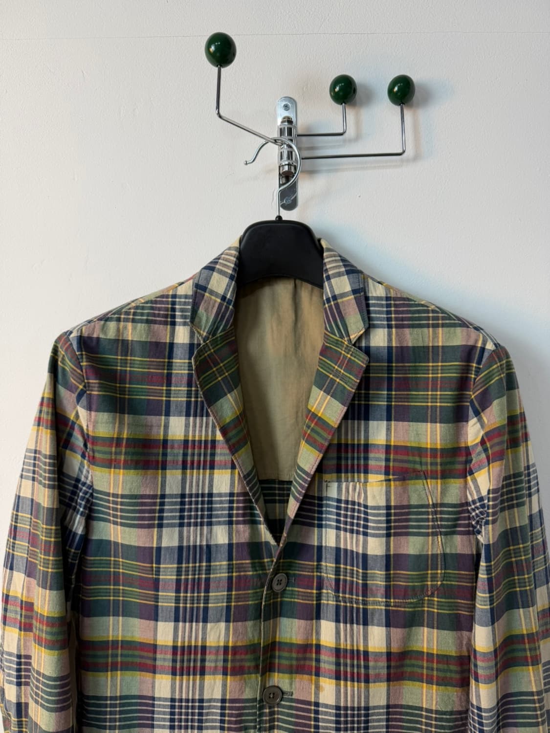 폴로 랄프로렌 마드라스 체크 블레이져 자켓  상품이미지3