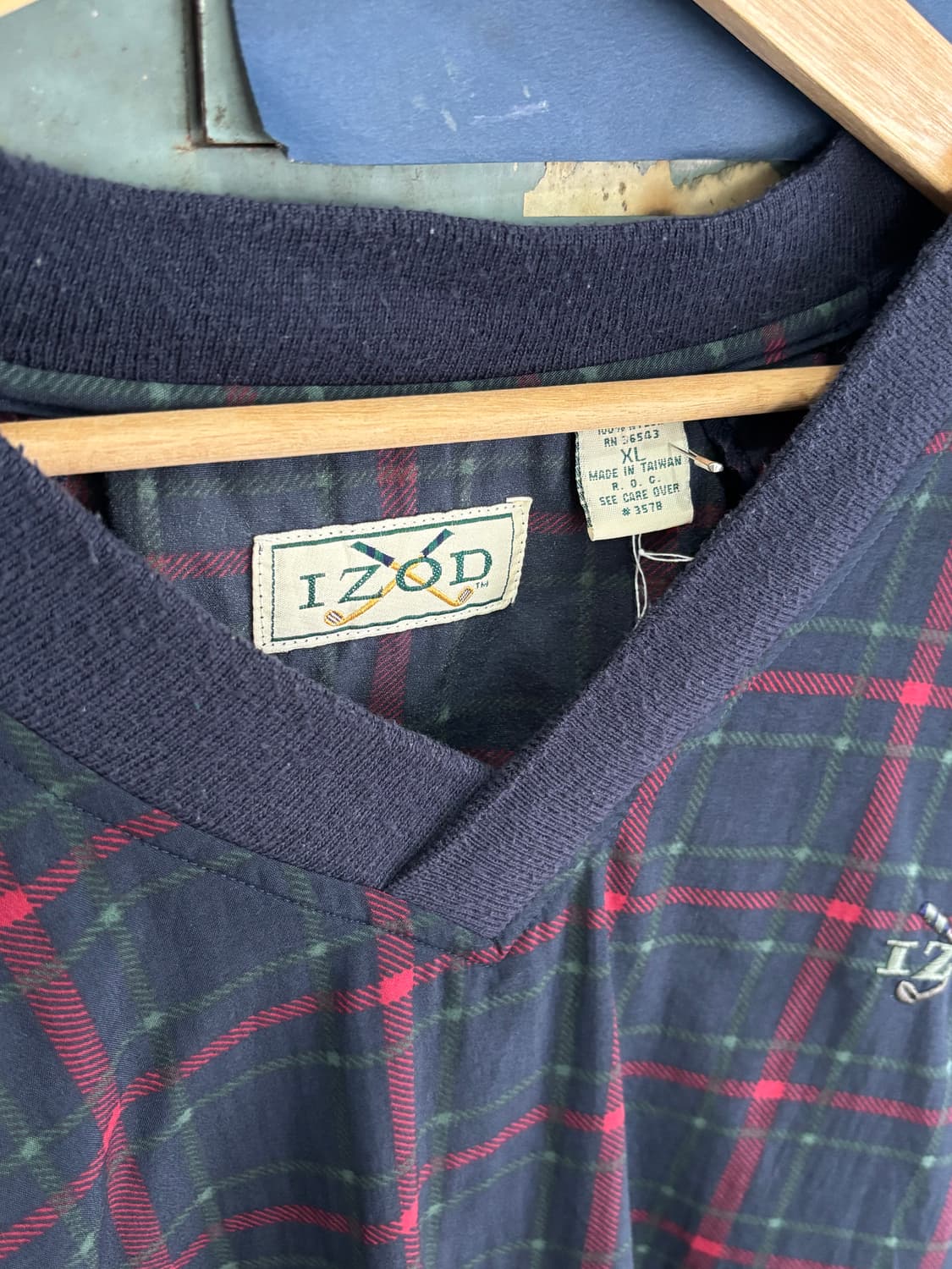 90s IZOD Check PullOver  상품이미지3