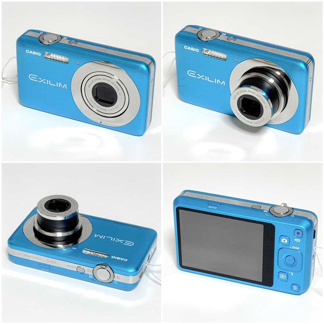 카시오 엑슬림 Z800 베이비블루 빈티지디카 상품이미지2