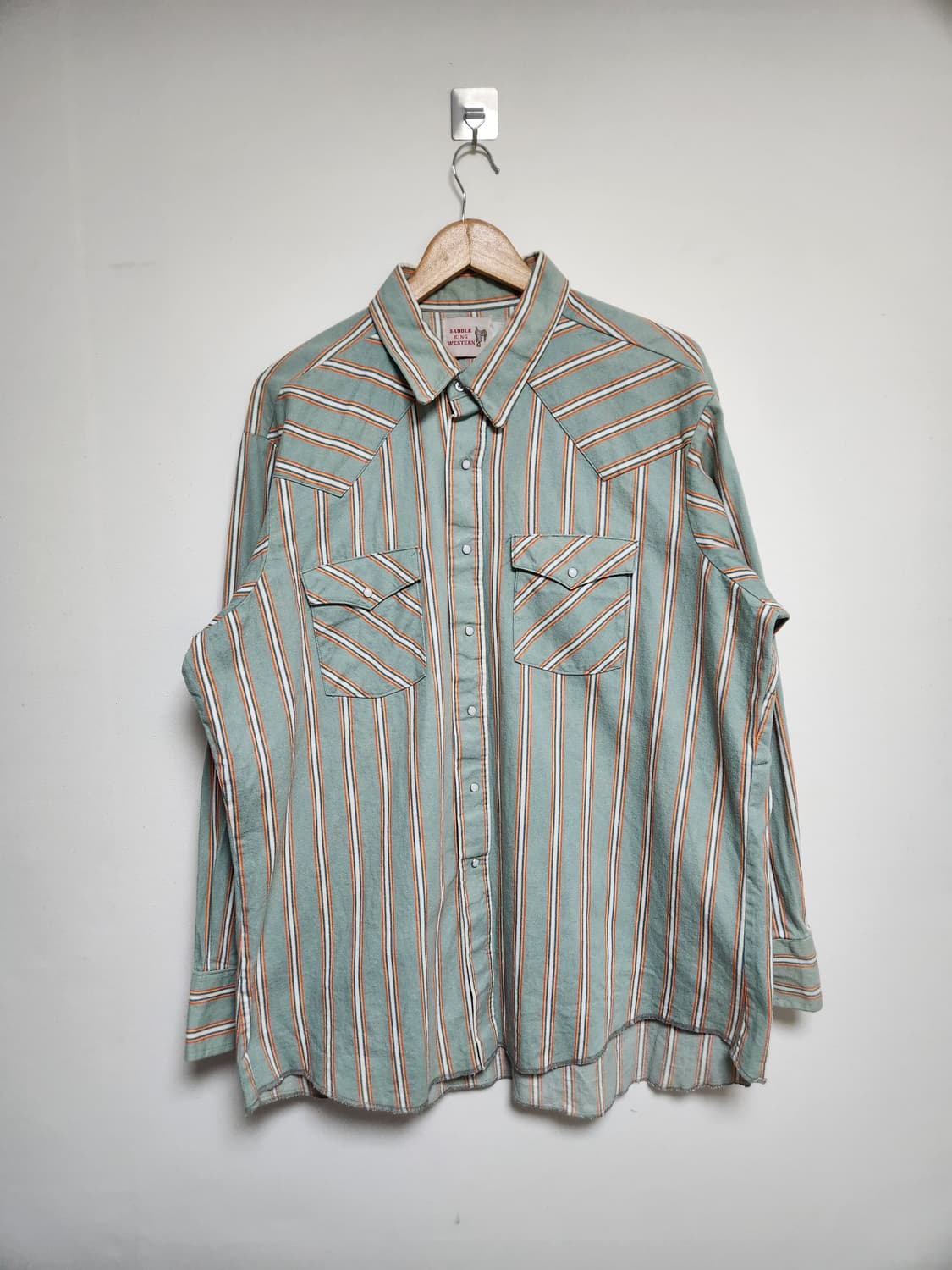 미국빈티지USA 코튼 웨스턴 셔츠 2XL - S92 상품이미지1