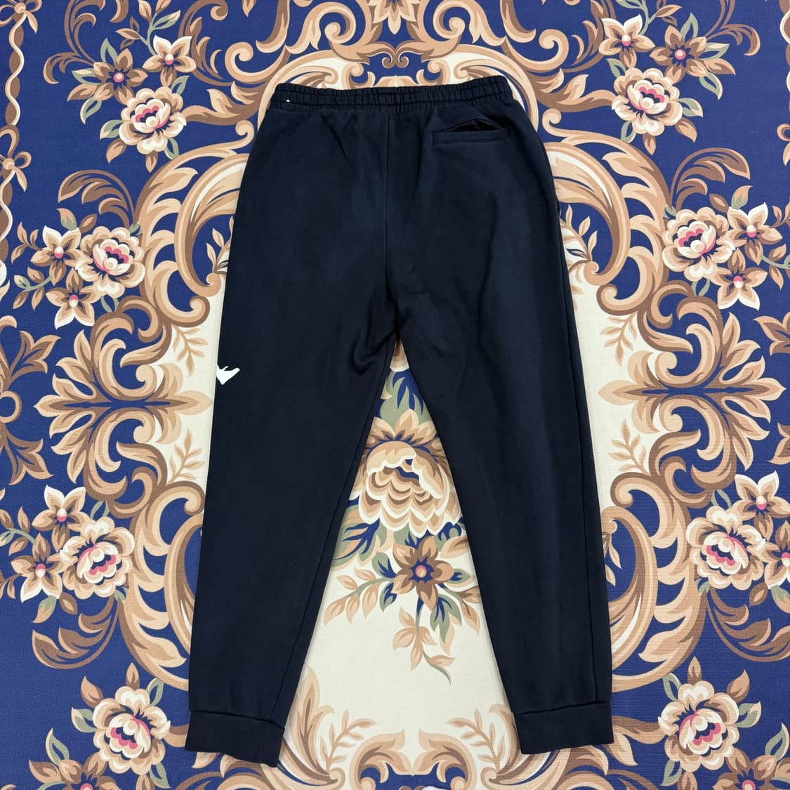 (L)나이키 Nike 조던 코튼 조거팬츠(블랙,검흰) 상품이미지5