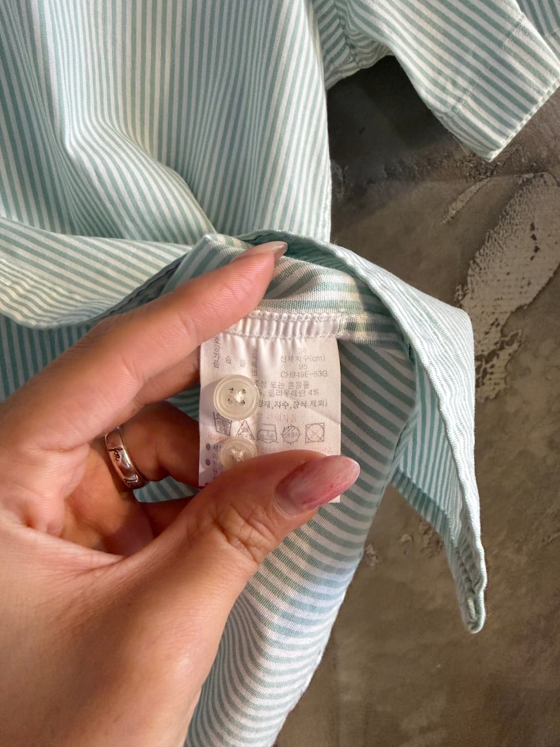 라코스테 relaxed fit 반팔셔츠 38 상품이미지5