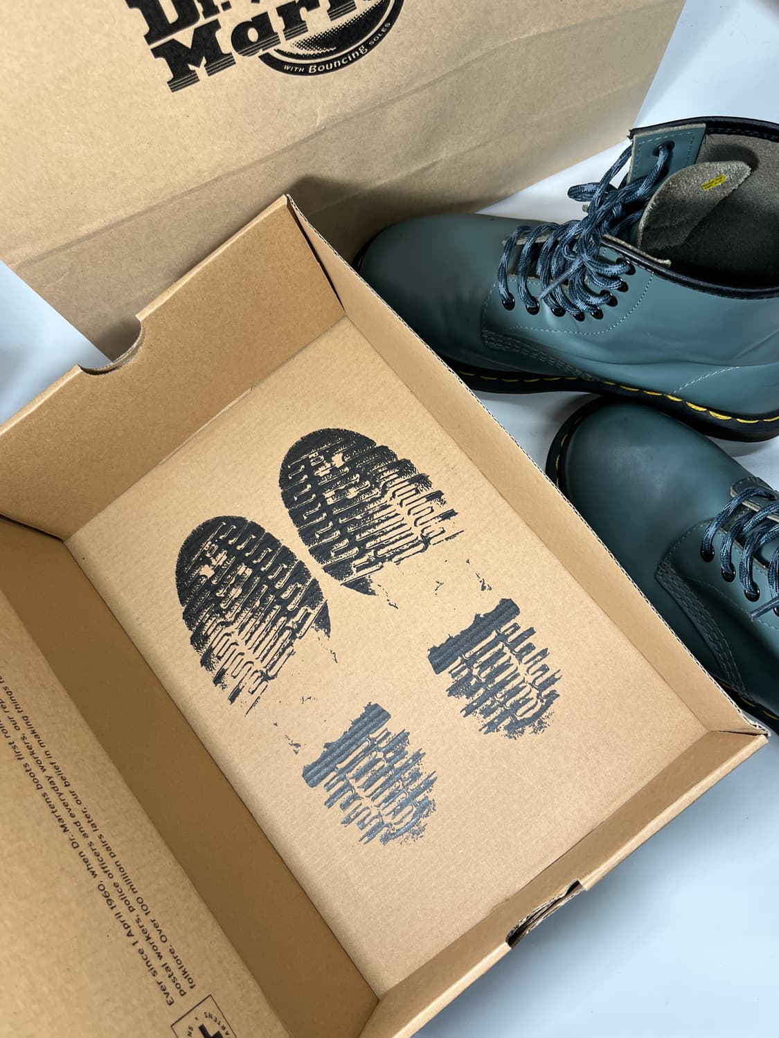 닥터마틴 1460 스무스 소가죽, 스틸 그레이 (절판된 상품) 상품이미지7