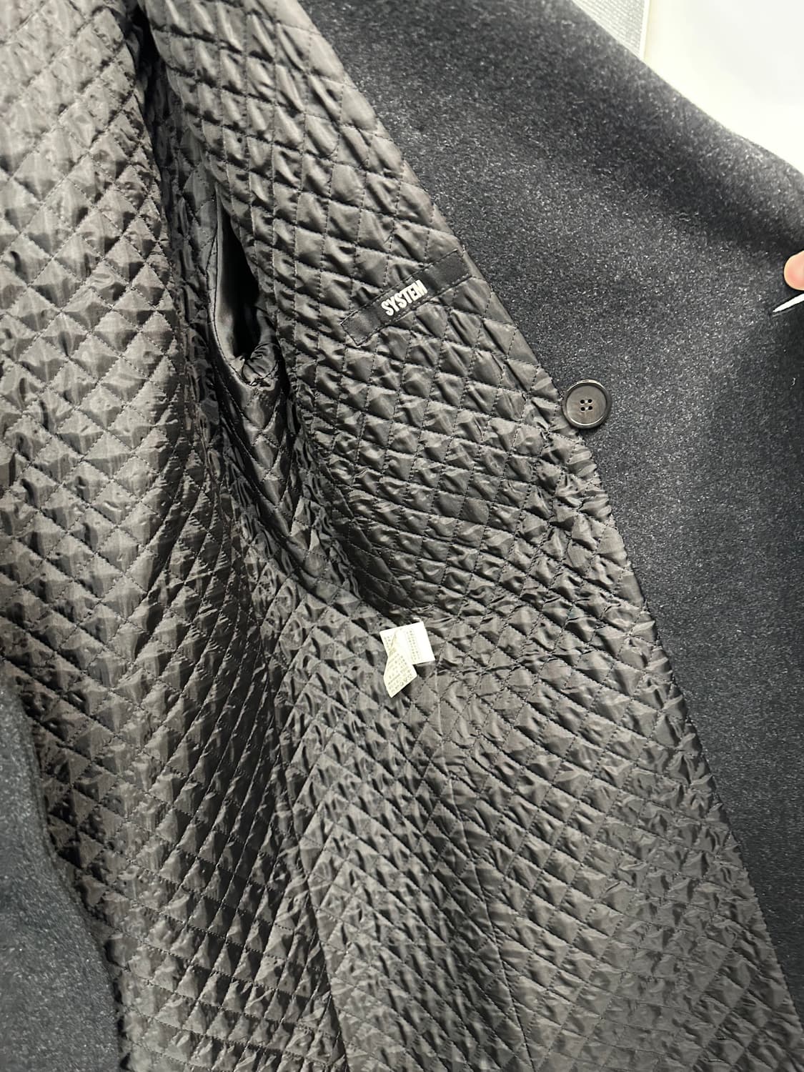 SYSTEM 시스템옴므 울 블렌드 코트 상품이미지3