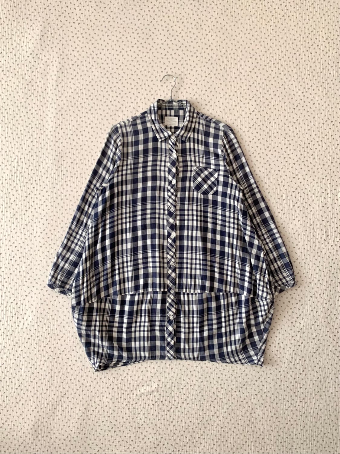 Heart Market 벌룬 체크 셔츠원피스 상품이미지1