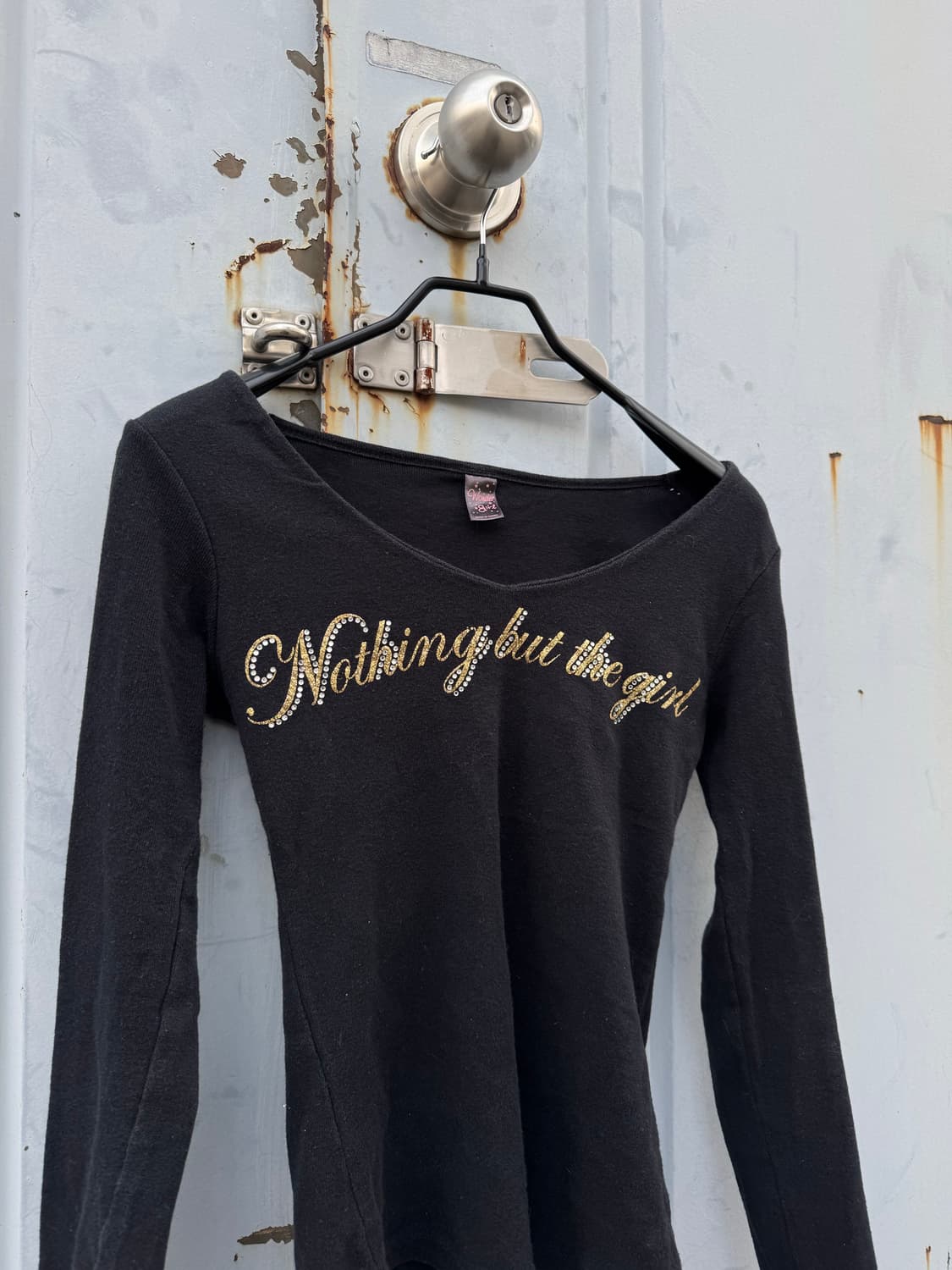 Black Long Sleeve Top 상품이미지2