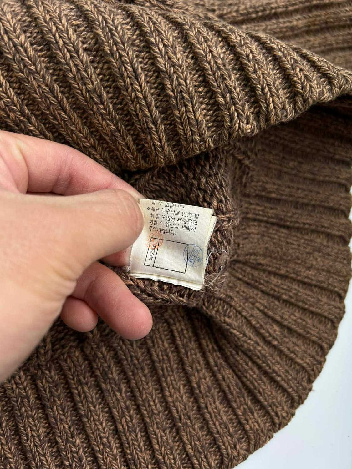 [L] 폴로 랄프로렌 90s 블랙 라벨 케이블 니트 스웨터 상품이미지5