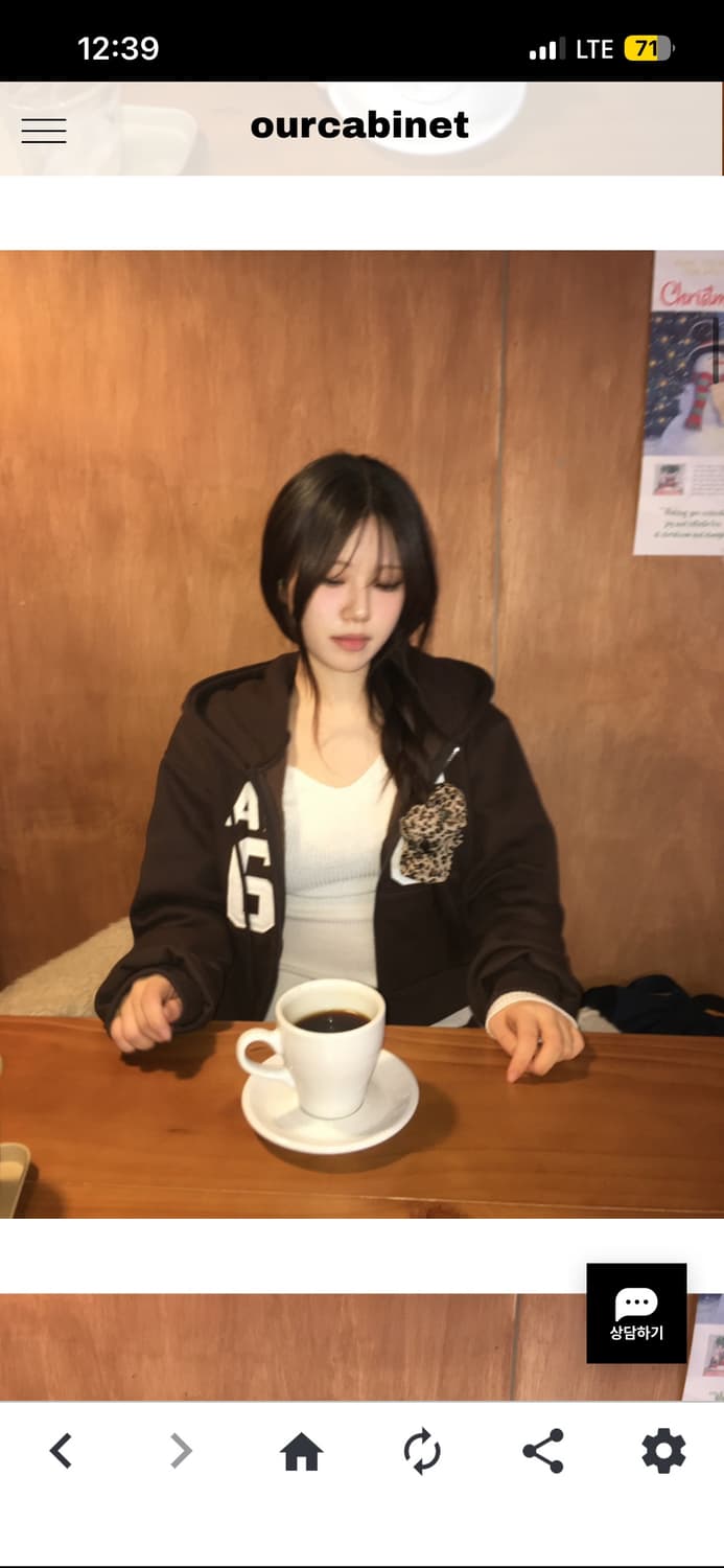 아워캐비넷 zero hood zipup, gram gogi knit 상품이미지3