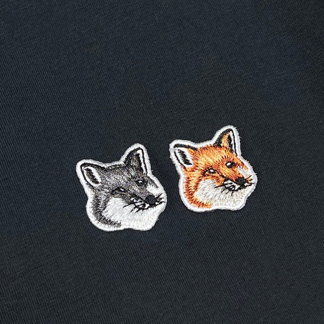  메종키츠네 폭스 자수 반팔티 s10382 상품이미지5