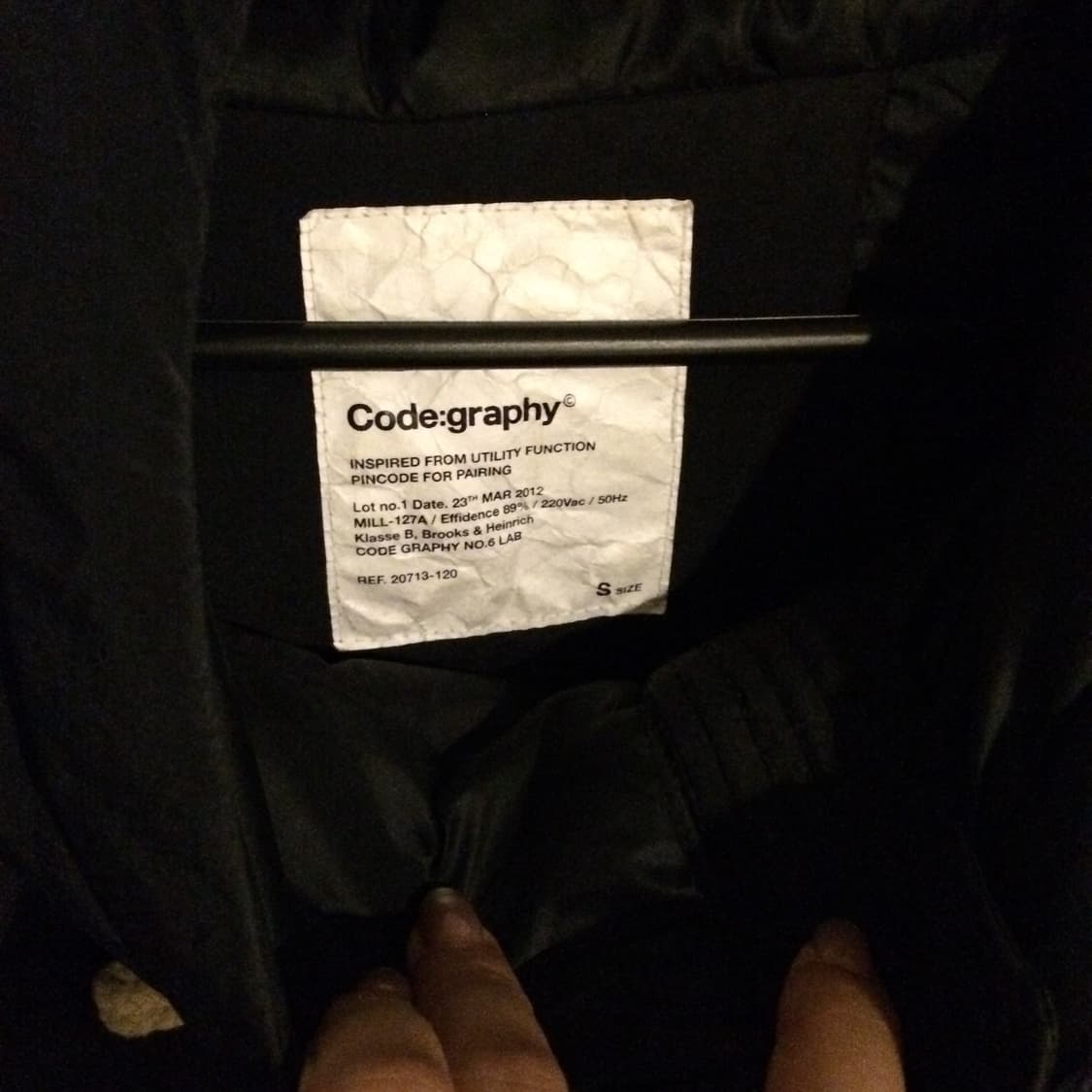 코드그라피 네이비 자켓 상품이미지4