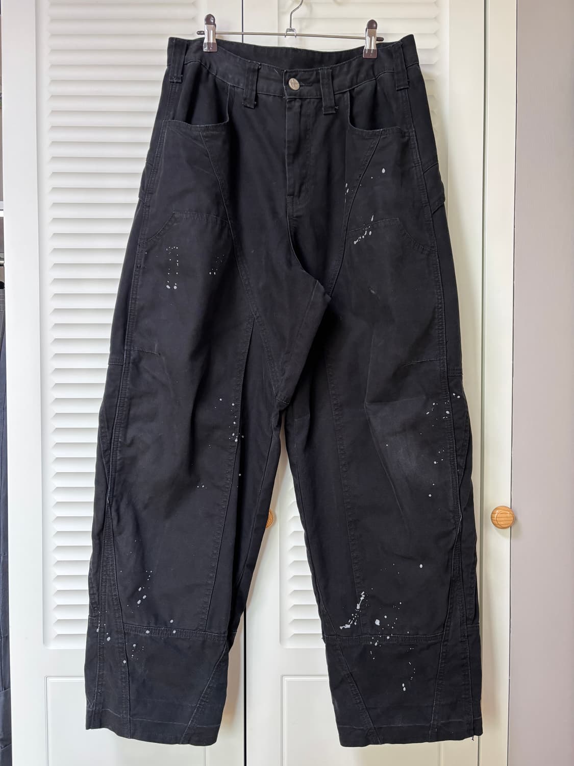 노매뉴얼 PAINTED DOUBLE KNEE PANTS 상품이미지2