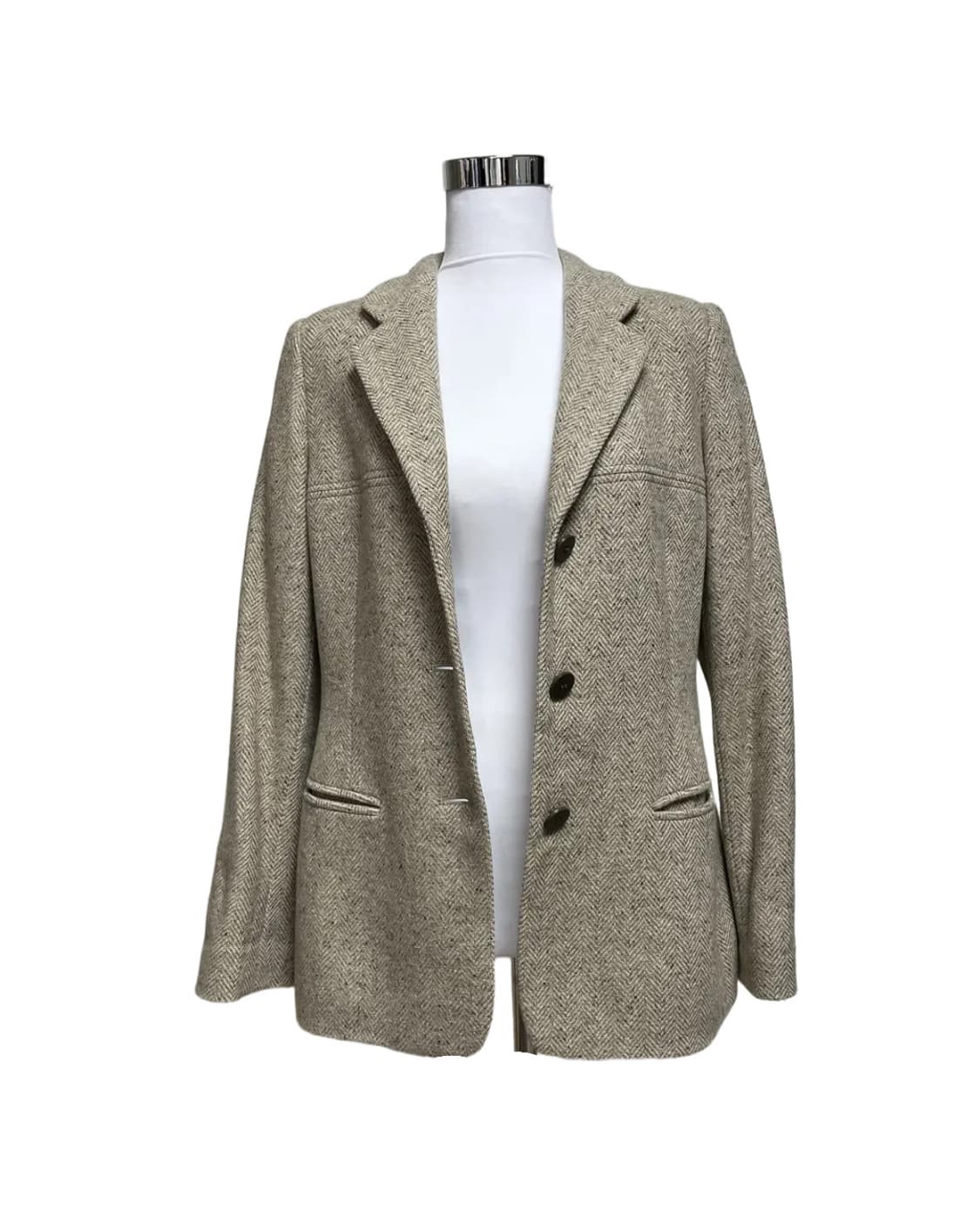 Herringbone beige jacket 상품이미지3