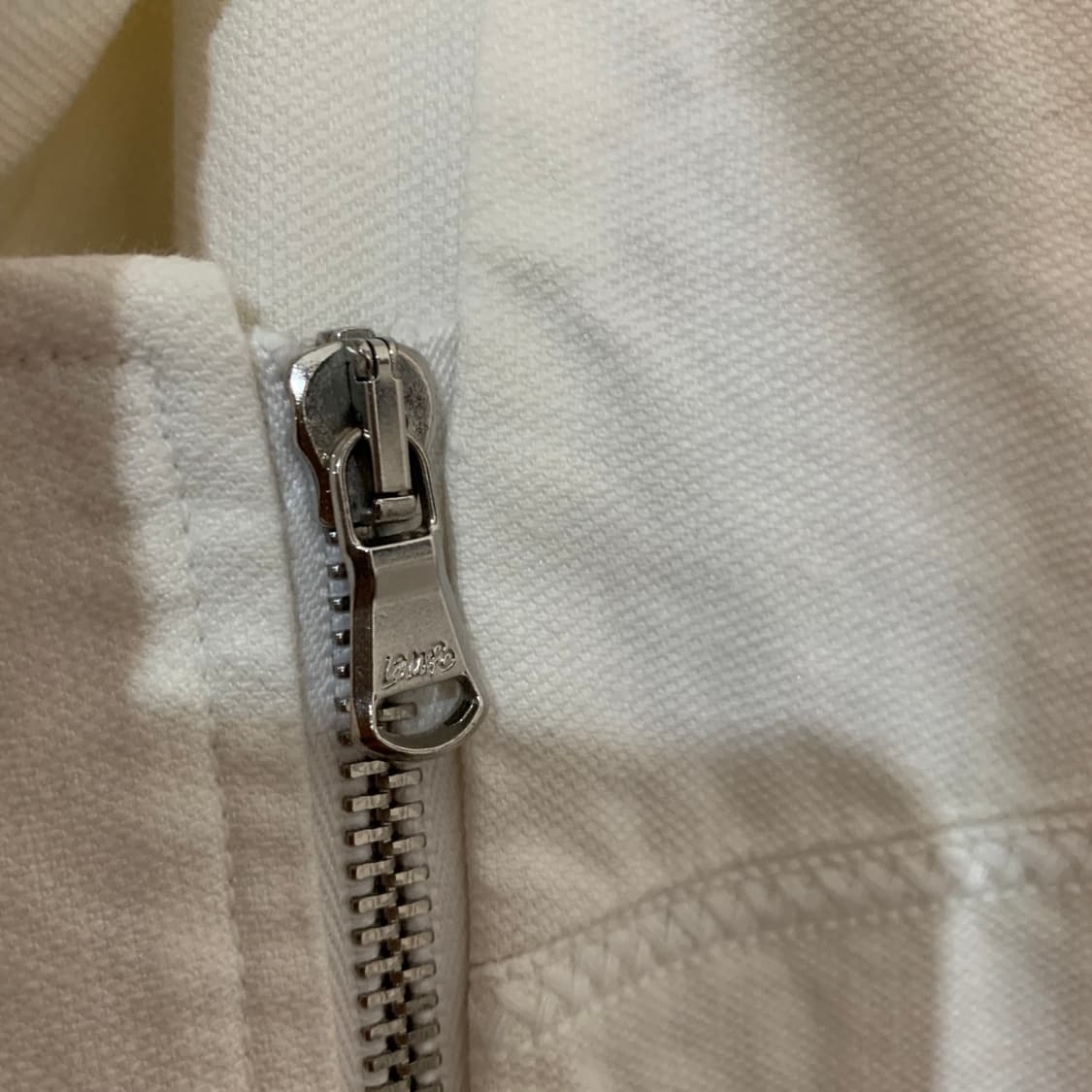 43 SANDRO 산드로 화이트 린넨 라이더 자켓 상품이미지4