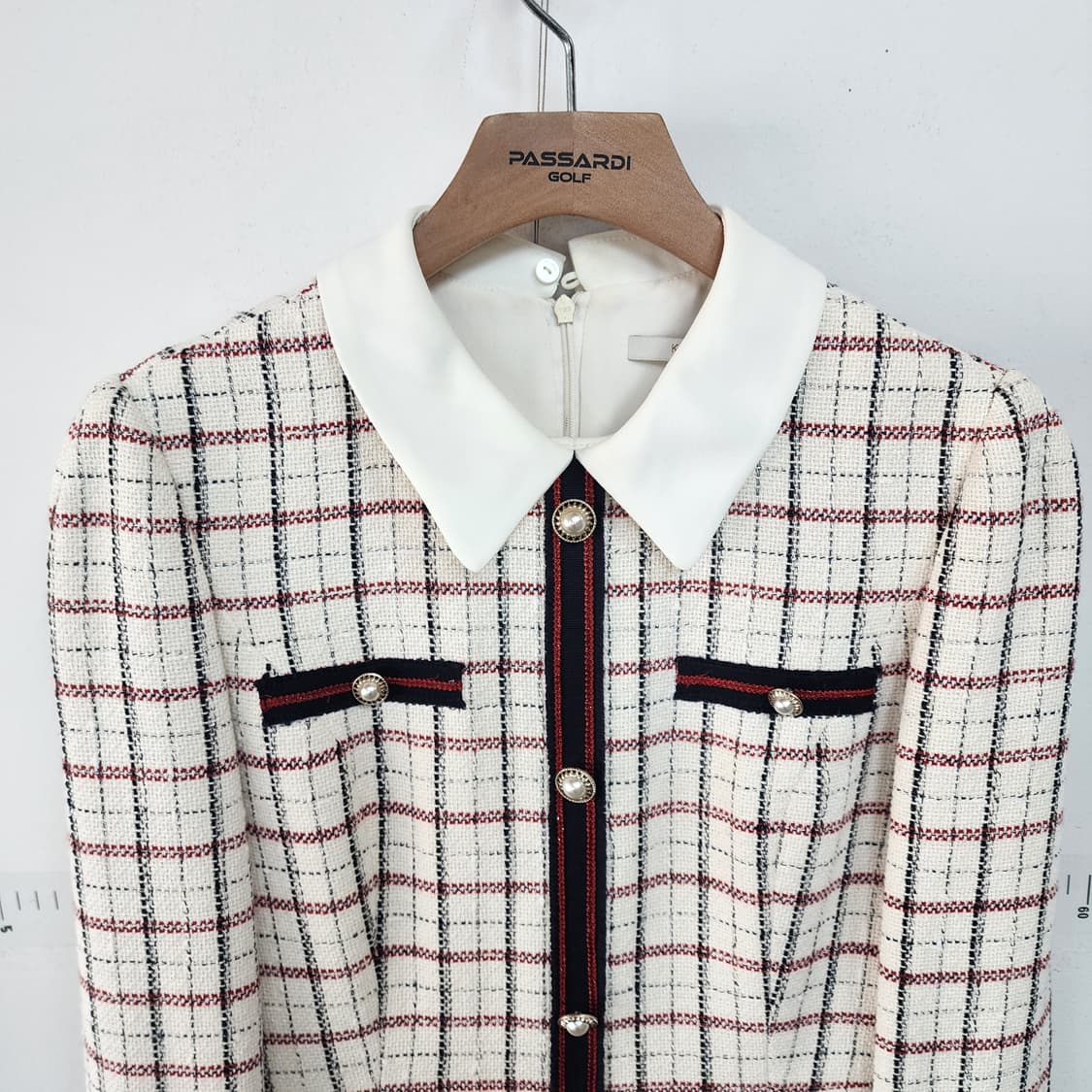 케네스레이디 체크 트위드 원피스 상품이미지2