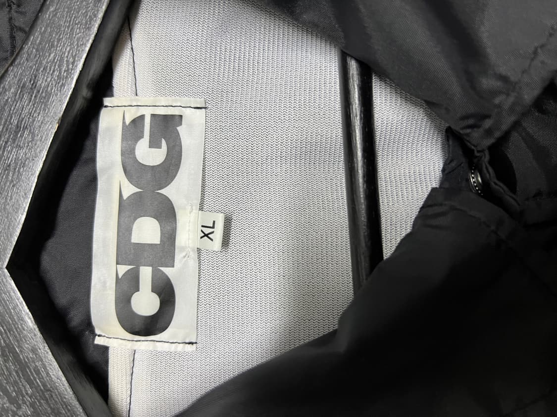 CDG 폴카도트 코치자켓 XL 상품이미지3