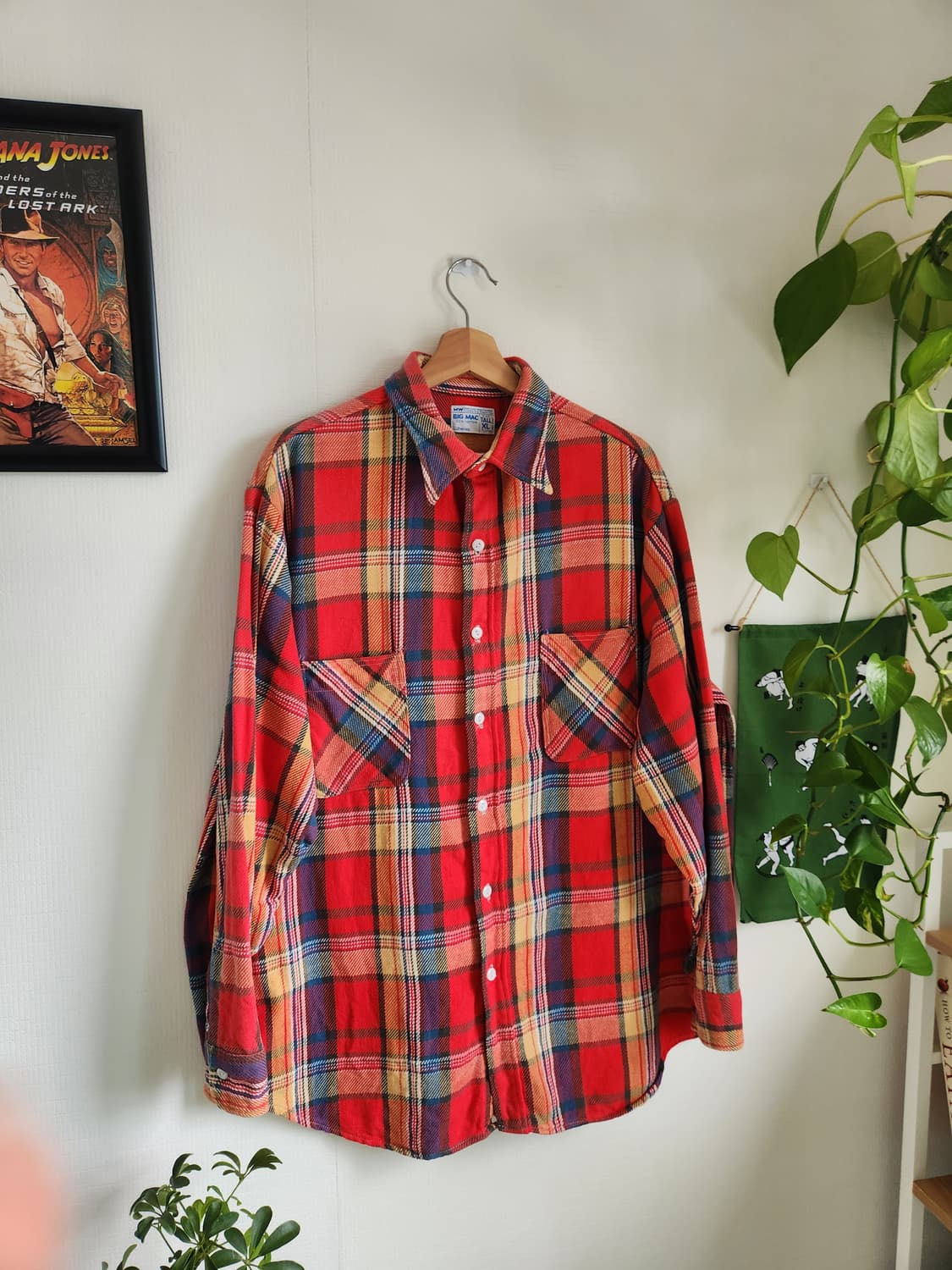 70s 제이씨페니 빅맥 워크 플란넬 셔츠(USAmade) 상품이미지1