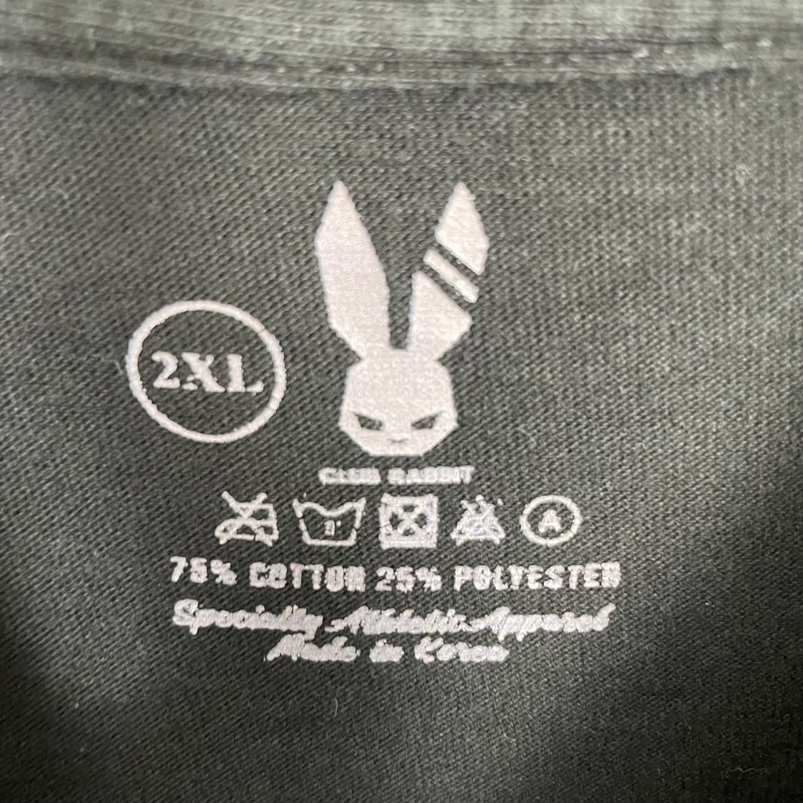 클럽래빗 빅사이즈 반팔티 2XL 상품이미지3