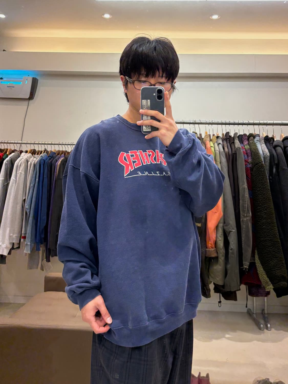 트레셔 빅로고 맨투맨 상품이미지7