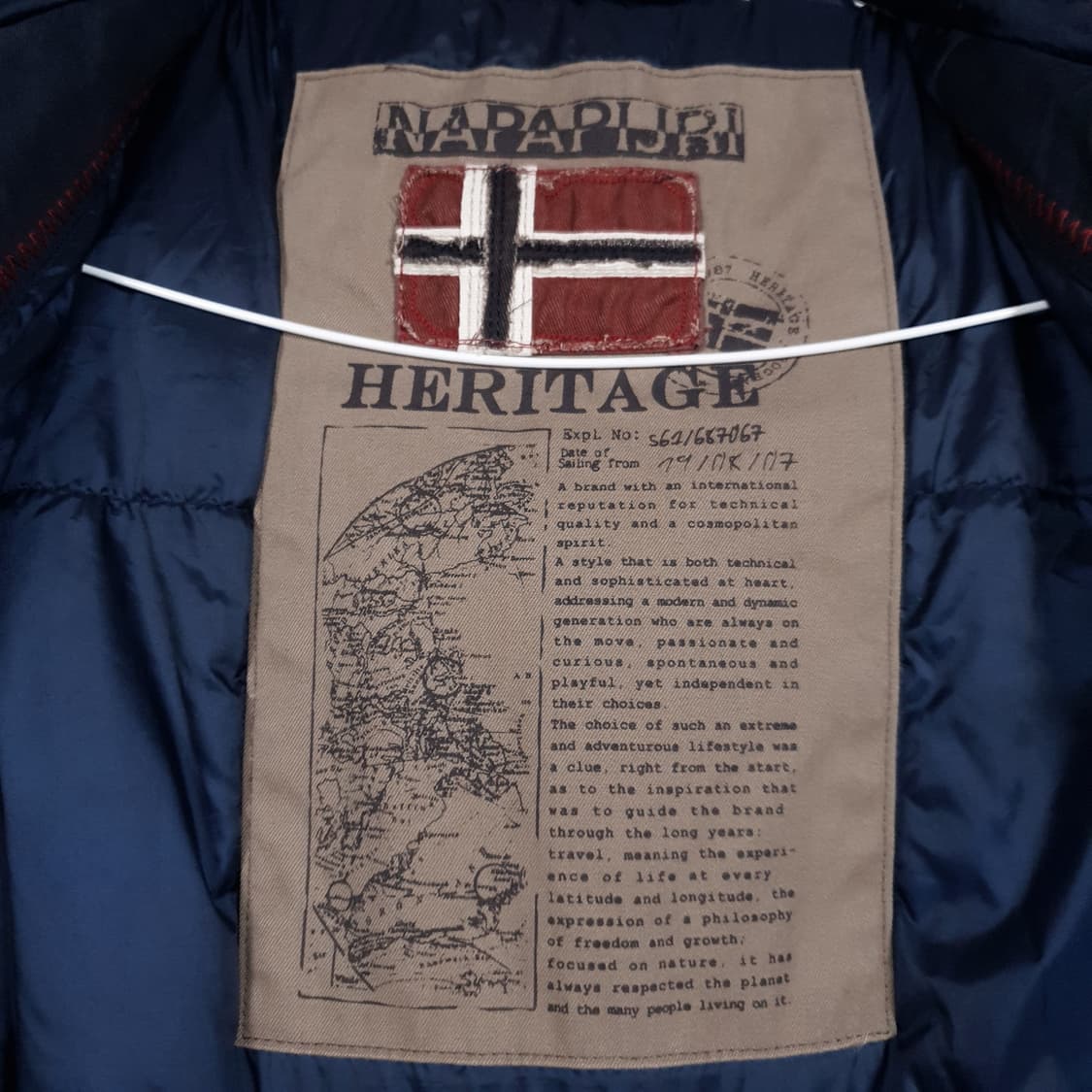 실측 M) 나파피리 헤리티지 윈터 파카 유틸리티 포켓 야상 후드 자켓 상품이미지7