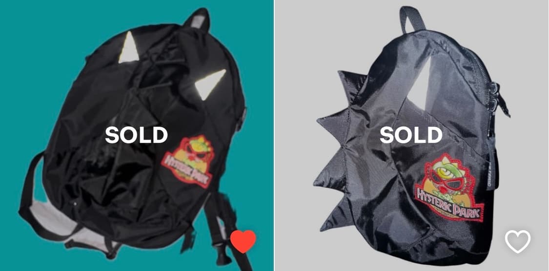 히스테릭글래머 아카이브 공룡 백팩 구해요 상품이미지1