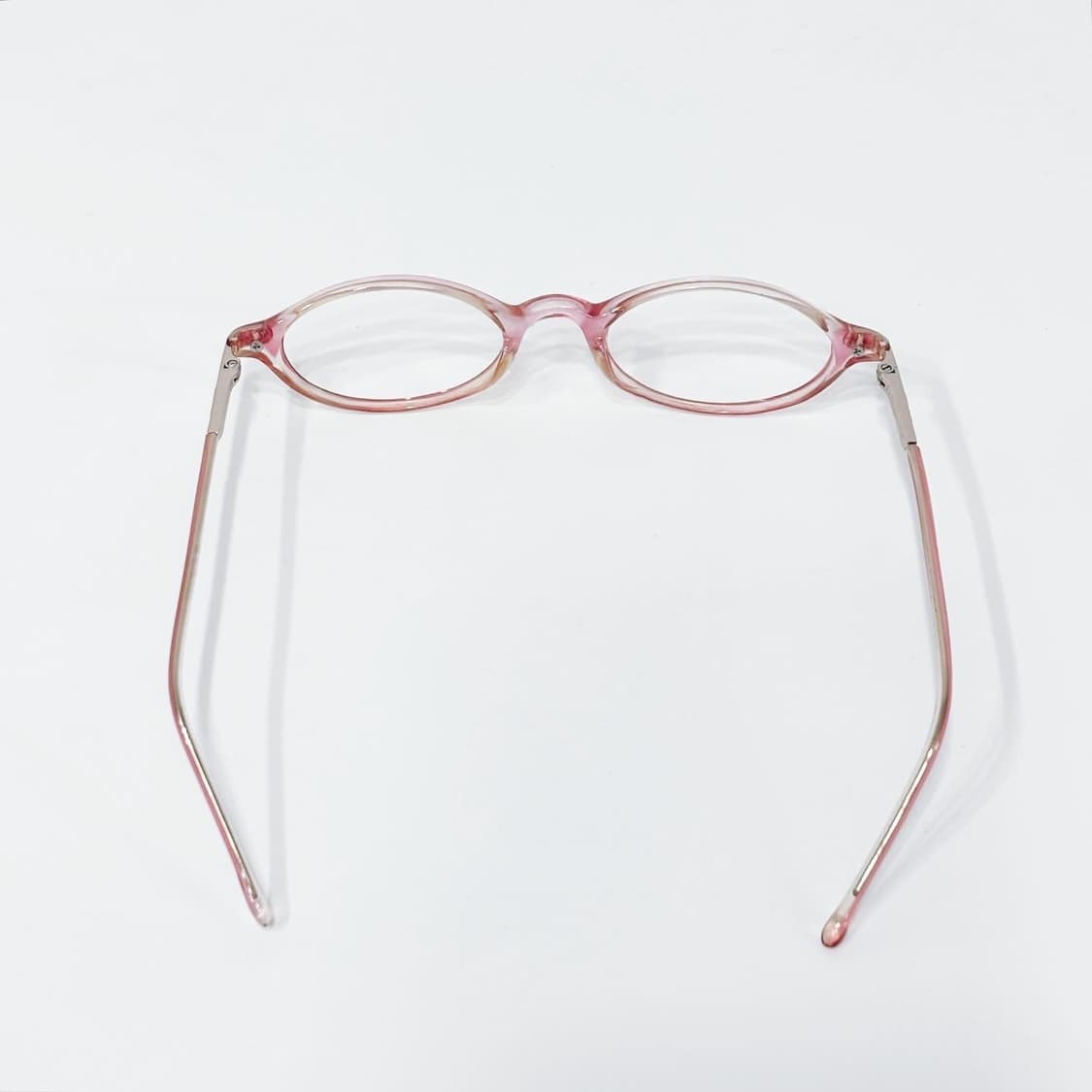 피치 핑크 오벌 뿔테 데드스탁 빈티지안경 상품이미지4