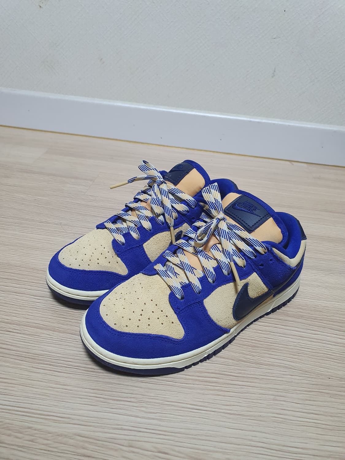 나이키 덩크로우 LX 블루 스웨이드 240 상품이미지4