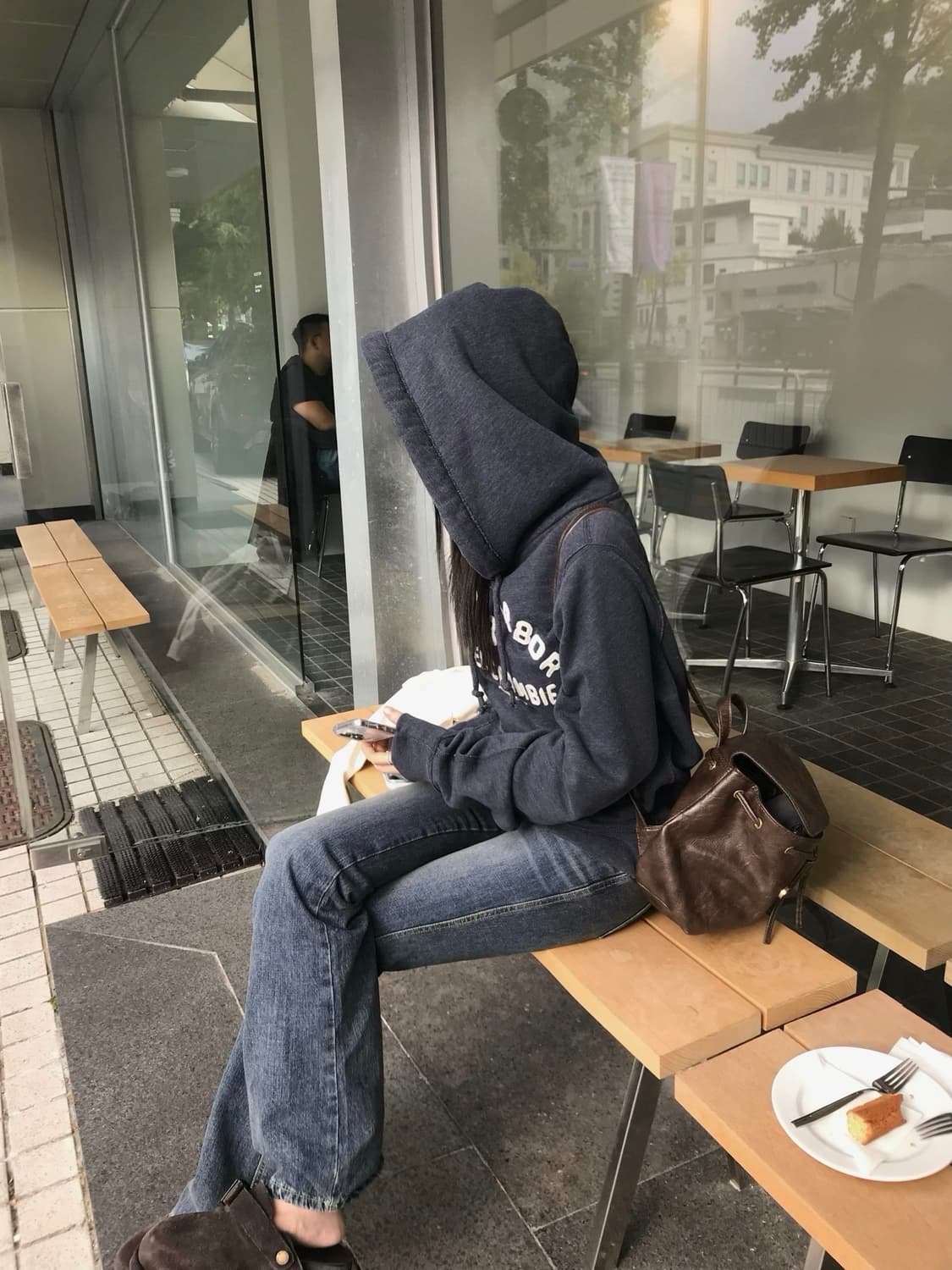 Calvin Klein 캘빈클라인 로우라이즈 부츠컷팬츠 상품이미지1