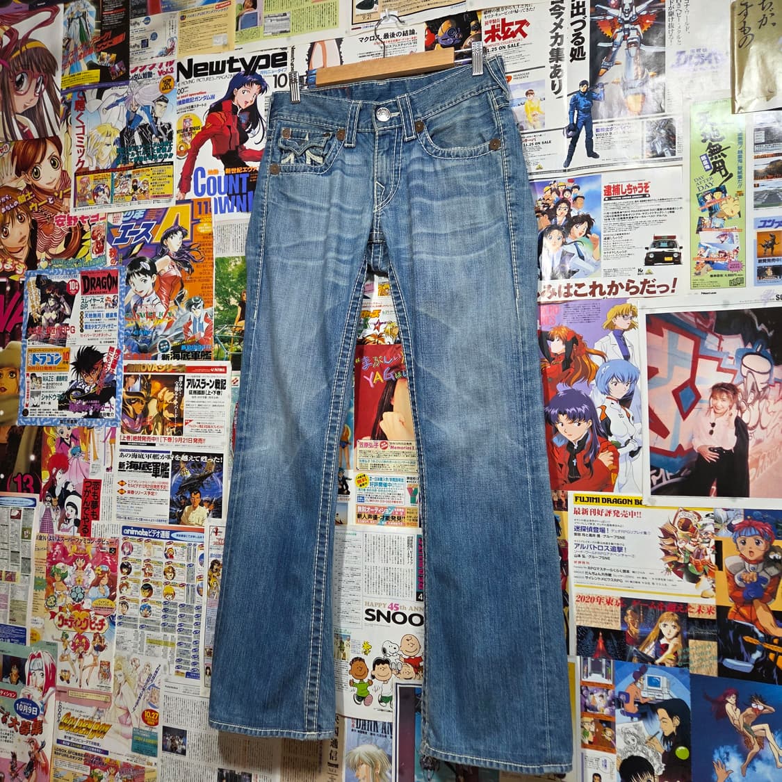 트루릴리전 레인보우 빌리 세미 부츠컷 팬츠 상품이미지5