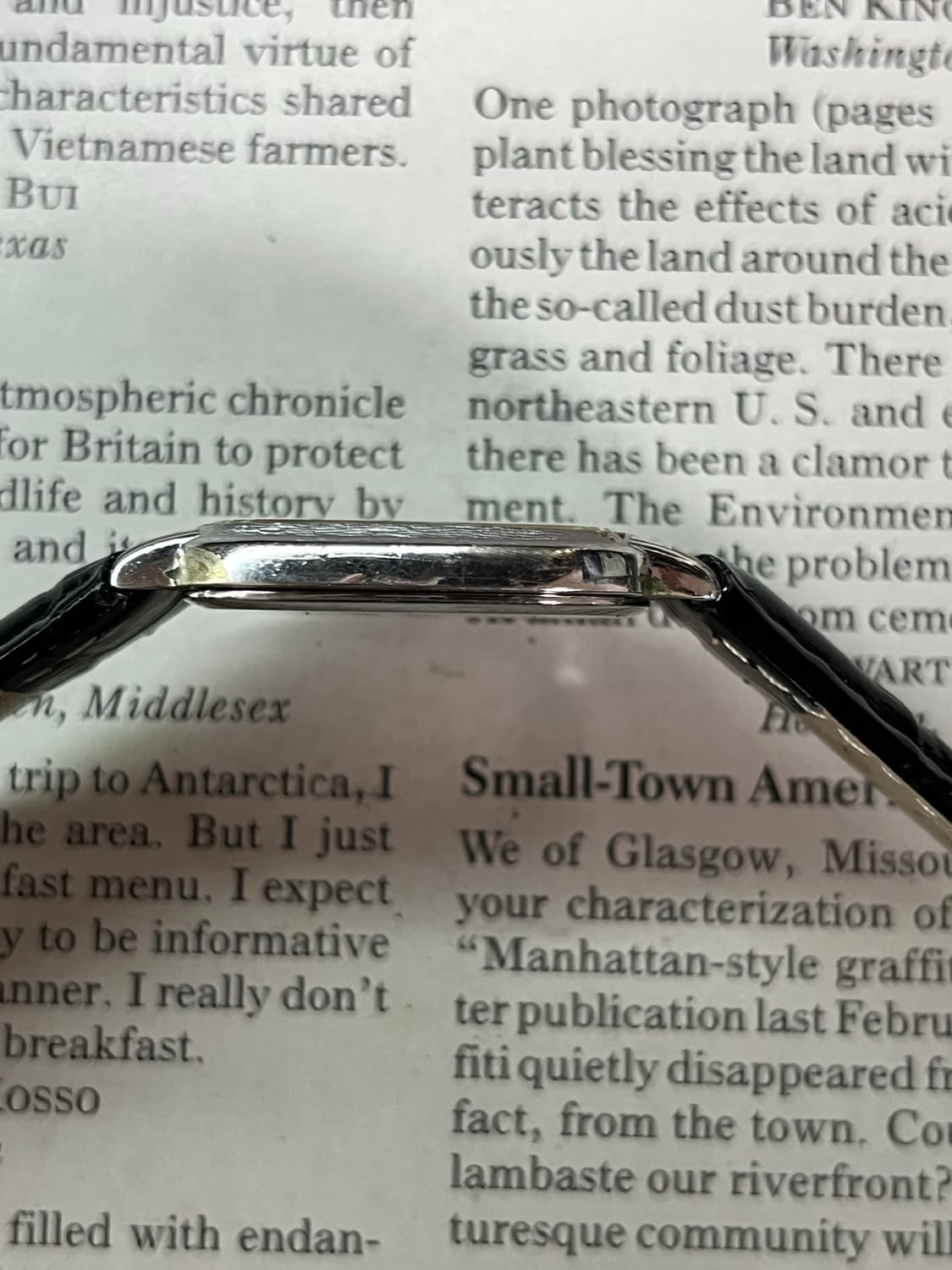 SEIKO DOLCE 텍스처 다이얼 쿼츠 드레스 워치 상품이미지6