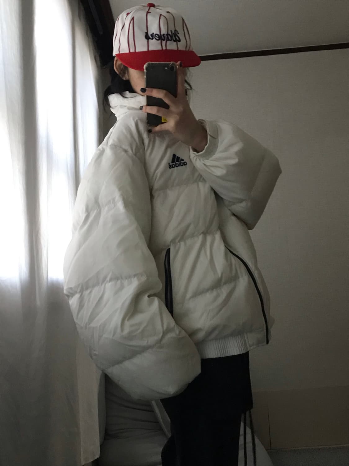 아디다스 90s 화이트 패딩 상품이미지5