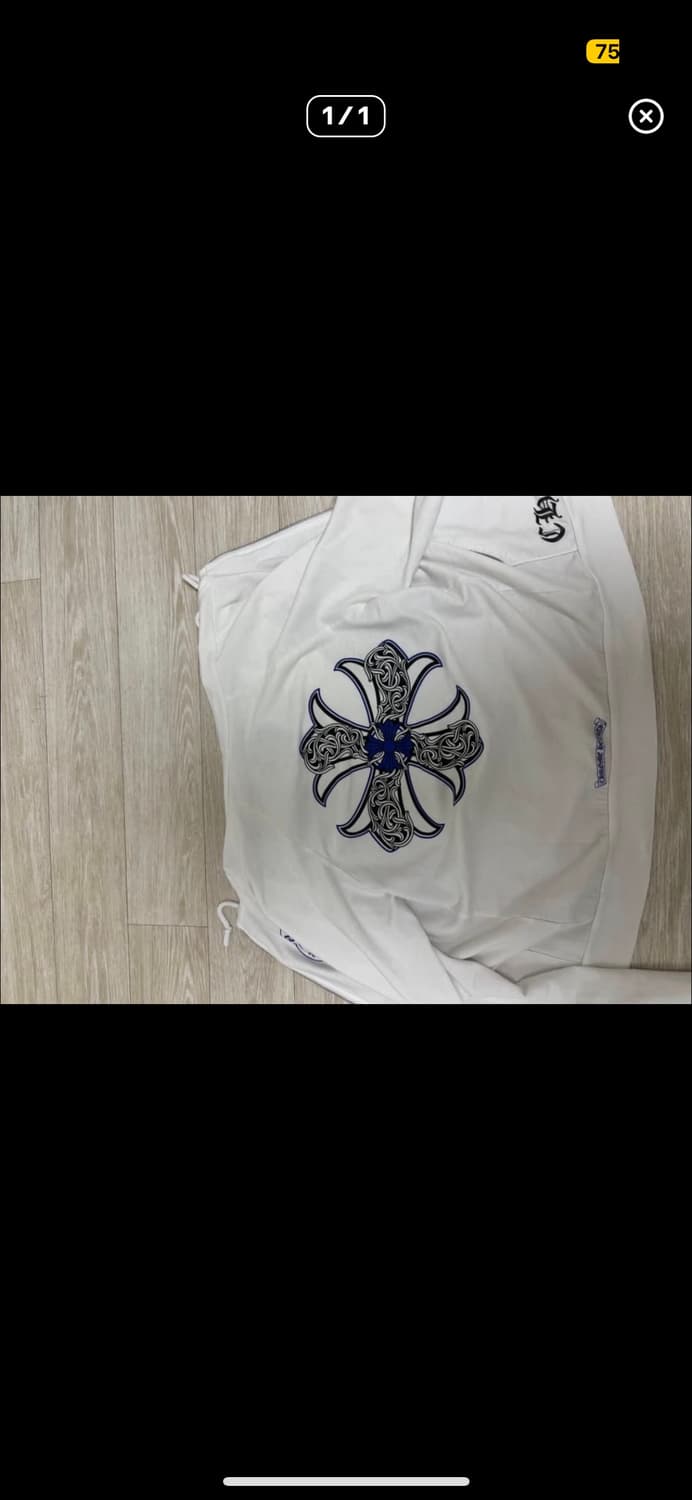 (구매글) 크롬하츠 홀스슈 크로스 화이트 후드집업 구매합니다 상품이미지3