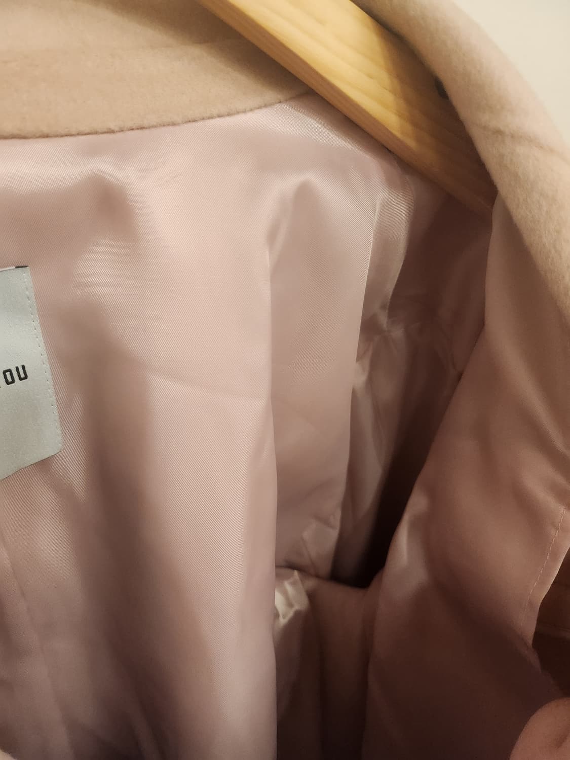 ((새상품))인디핑크 핸드메이드 울 코트☃️ 상품이미지7