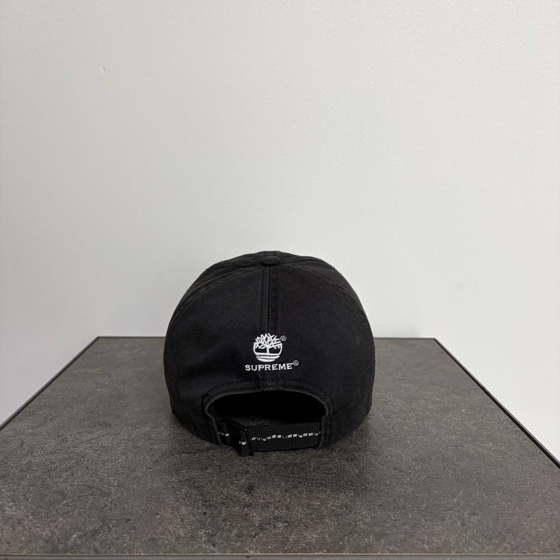 (OS) 슈프림 팀버랜드 6패널 볼캡 모자 워시드 블랙 상품이미지4