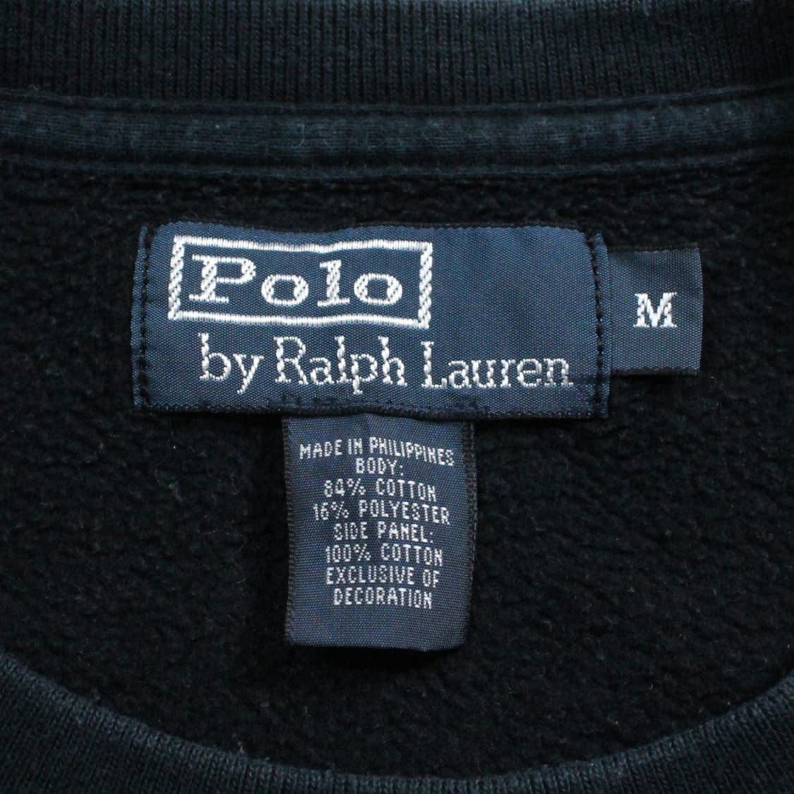 Polo 폴로 랄프로렌 기모 블랙 맨투맨 ( 남녀공용 ) 상품이미지6