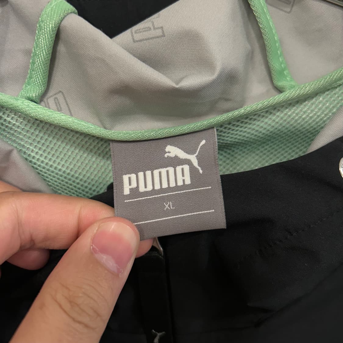 푸마 절개 스판 나일론 기능성 후드 바람막이 상품이미지3