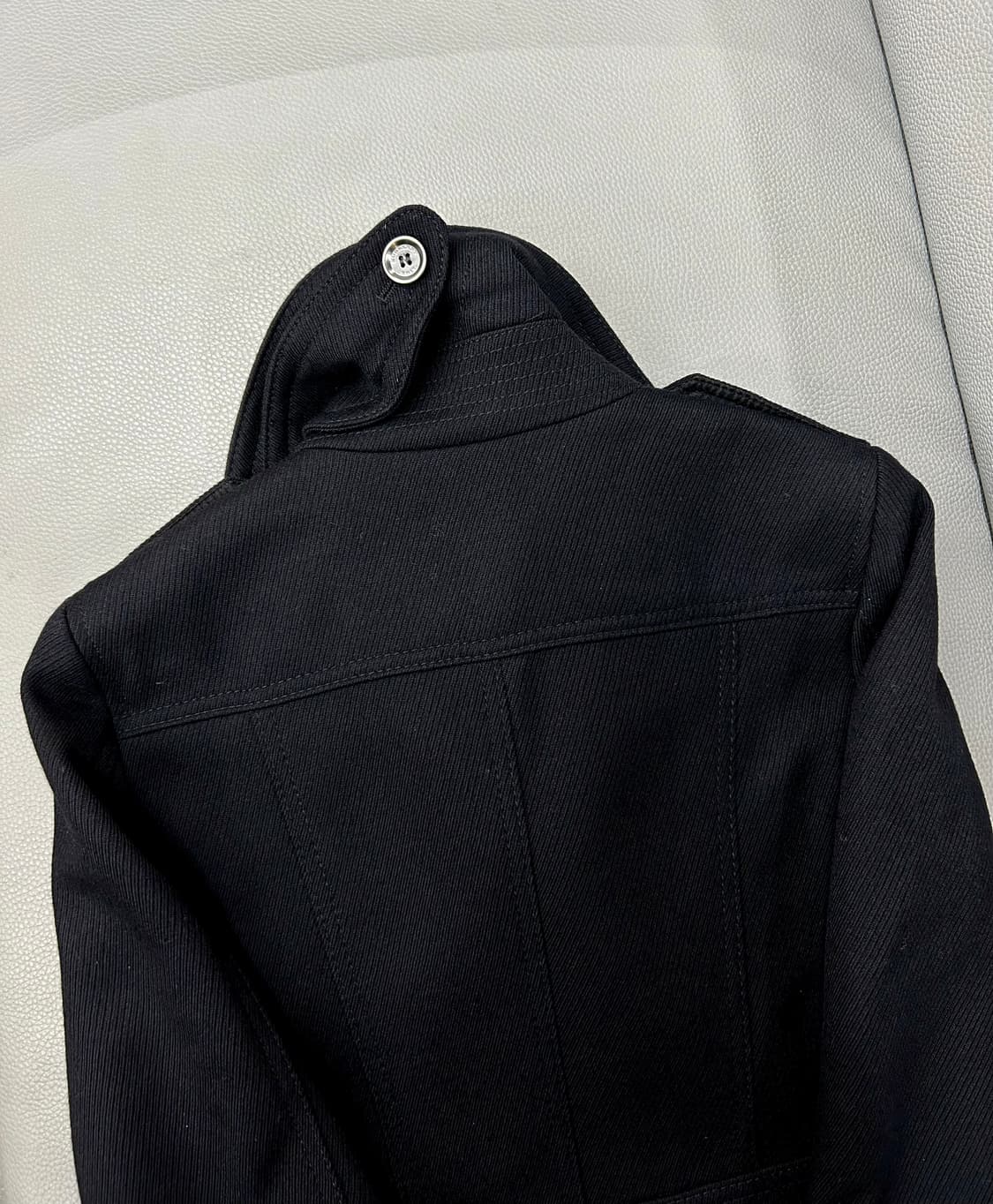 버버리 블랙 울 코트(UK6/44사이즈) 상품이미지6