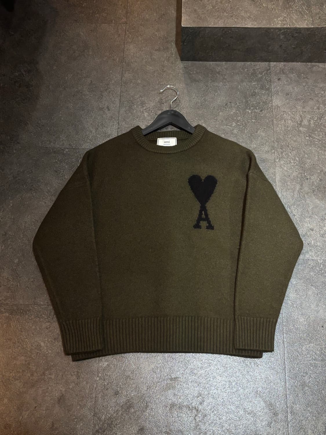 AMI 아미 빅하트 빅로고 니트 스웨터  상품이미지2