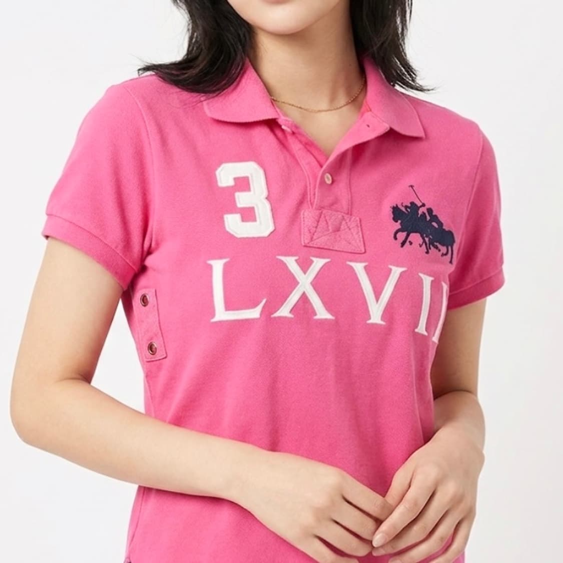 랄프로렌 폴로 핑크 LXVII 빅로고 PK S 상품이미지1